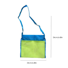 Load image into Gallery viewer, SLPF Kids Baby Sand Away Carry Beach Toys Pouch Tote Mesh Large Children Storage Toy Collection Sand Away Beach Mesh Tool N16
